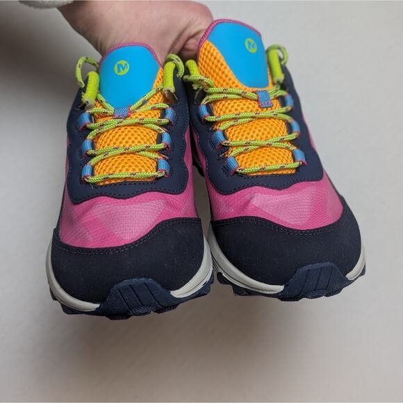 Merrell Moab Speed Low Waterproof Size 6 Youth Hiking Sneaker MulticolorMK166215 - Picture 6 of 8